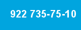 922 735-75-10